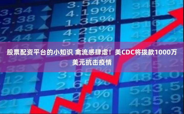 股票配资平台的小知识 禽流感肆虐！美CDC将拨款1000万美元抗击疫情