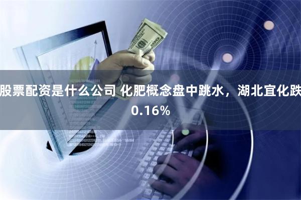 股票配资是什么公司 化肥概念盘中跳水，湖北宜化跌0.16%